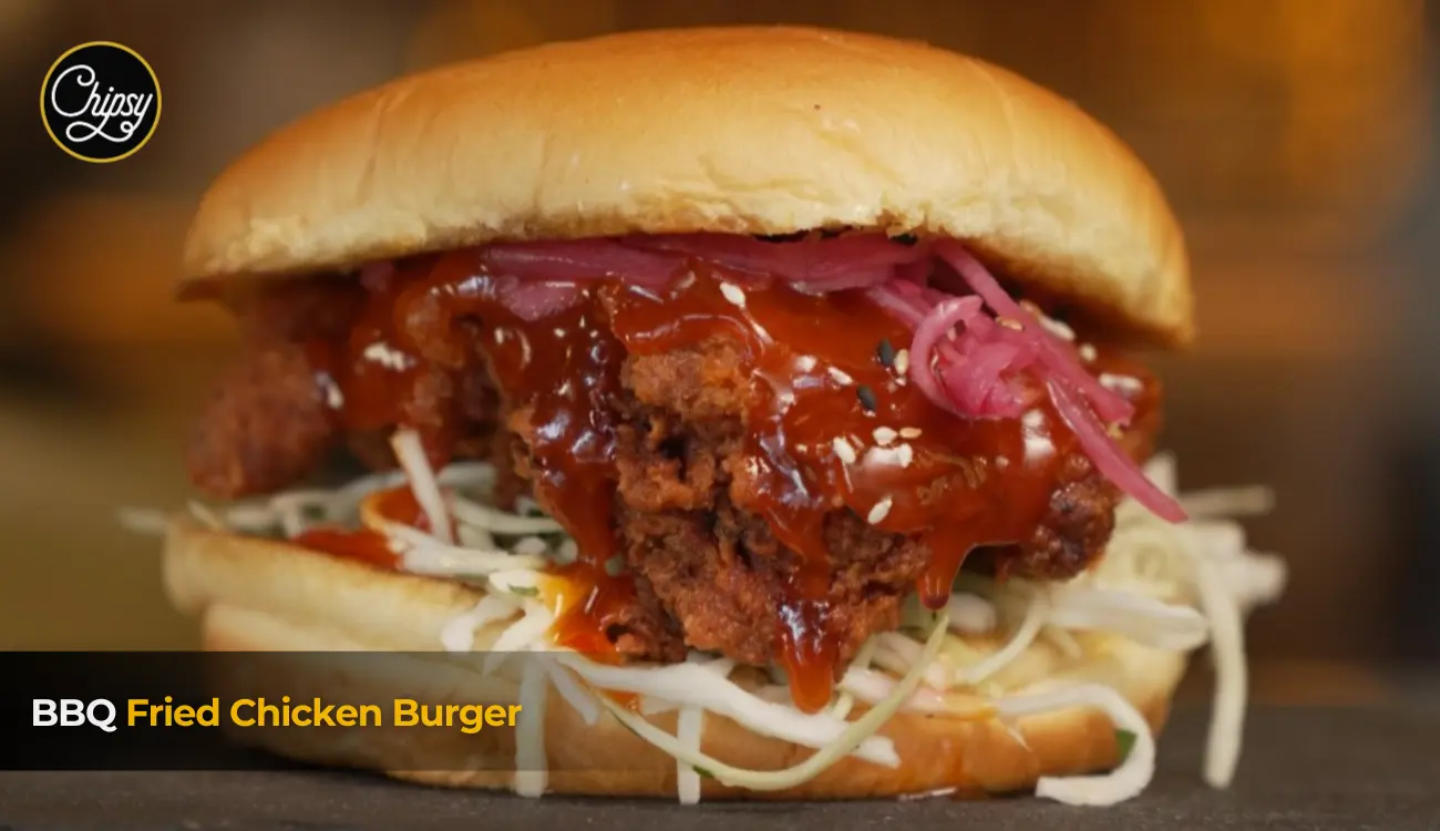 BBQ Fried Chicken Burger